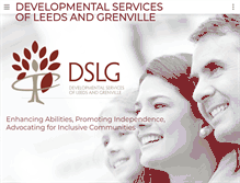 Tablet Screenshot of developmentalservices.com